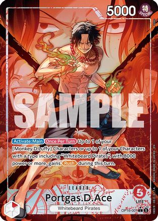Portgas.D.Ace (Alternate Art) (OP16-001)